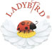 Collection de kit point de croix imprimé de la marque Ladybird