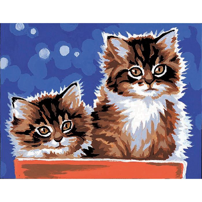 Kit canevas pour enfant - Les deux chatons - Margot de Paris