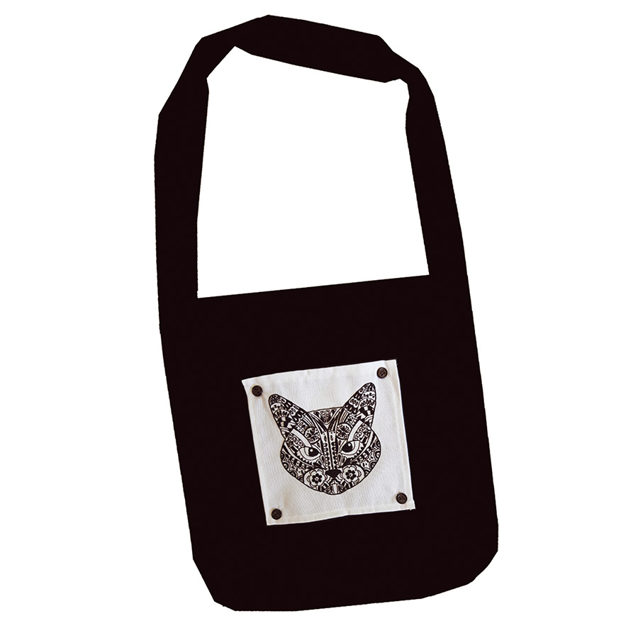 Sac chat tribal - Kit Broderie traditionnelle - Princesse