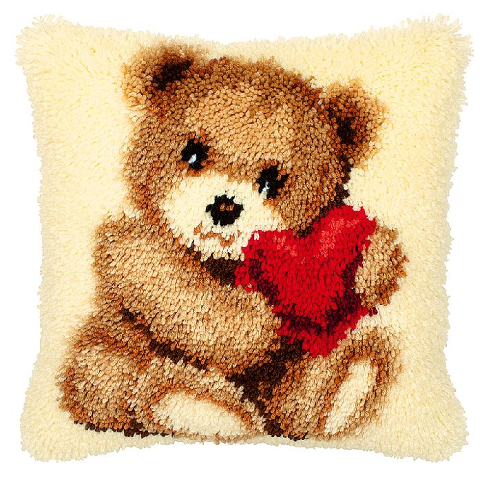 Tendresse - Kit coussin point noué - Vervaco