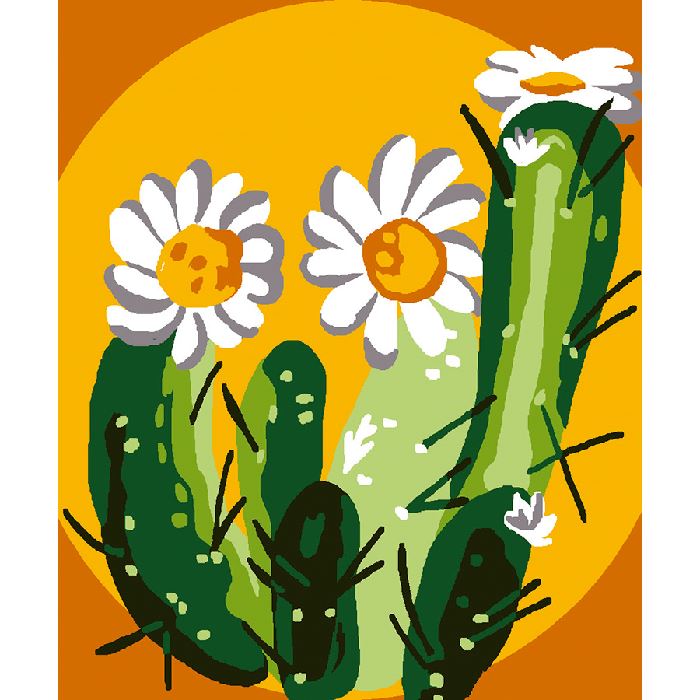 Cactus - Canevas Enfant - Luc Créations