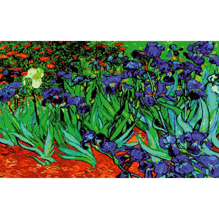 Canevas pénélope - Les iris - Collection d'art