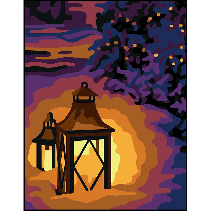 Canevas Pénélope - Les lanternes - Collection d'Art