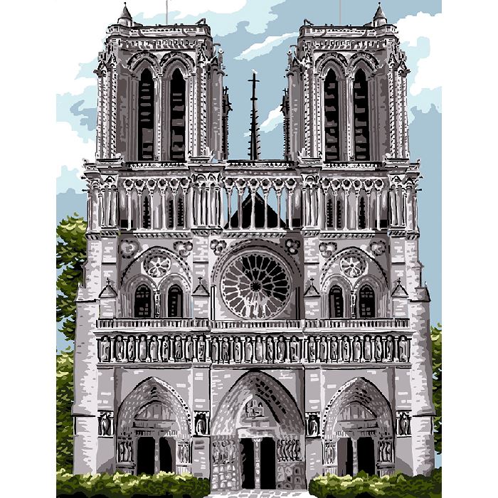 Canevas Pénélope - Notre Dame de Paris - Luc Créations