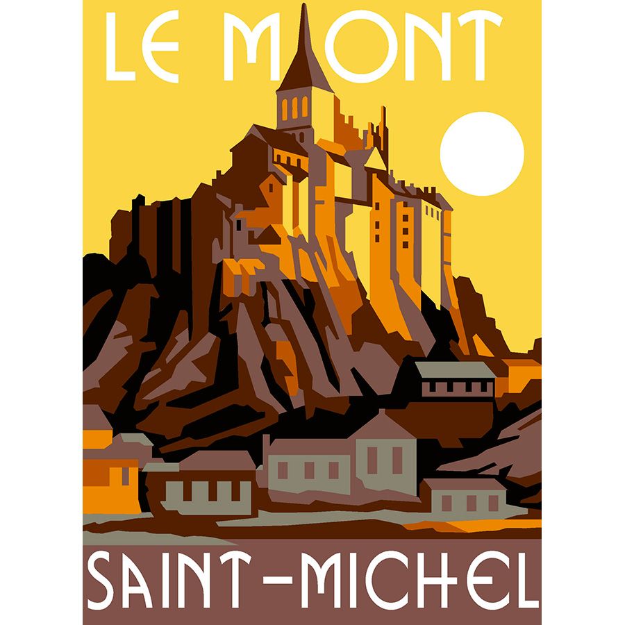 Canevas Pénélope - Le Mont Saint Michel - Margot de Paris