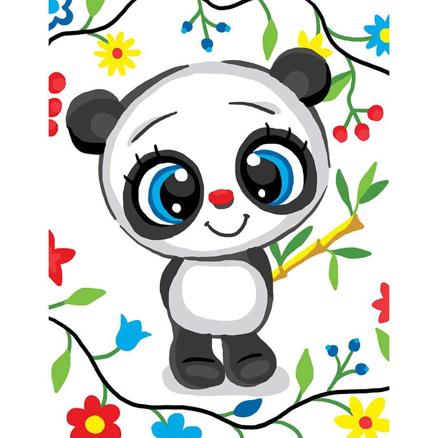 Canevas Pénélope - Petit panda - Collection d'Art
