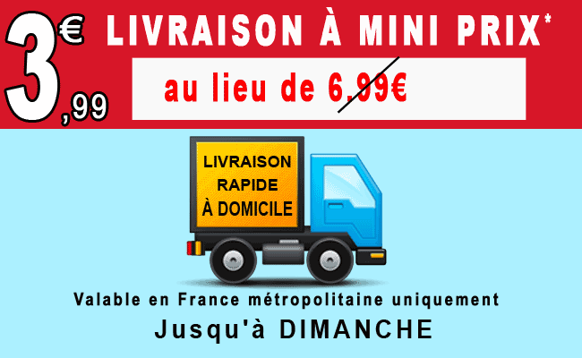 Livraison à mini prix pour la France métropolitaine
