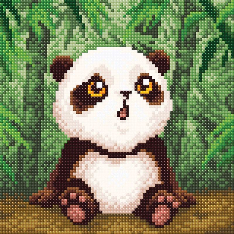 Kit broderie diamant - Bébé panda - Collection d'Art