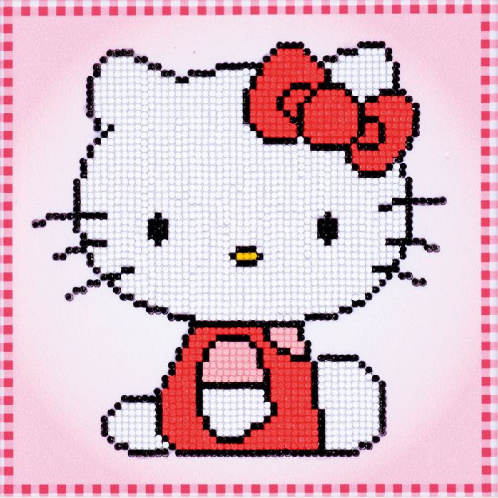 Kit broderie diamant - Hello Kitty - Vervaco