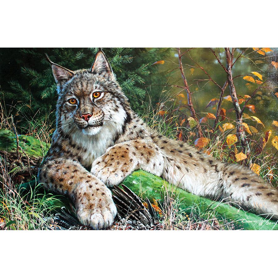 Kit broderie diamant - Lynx - Collection d'Art