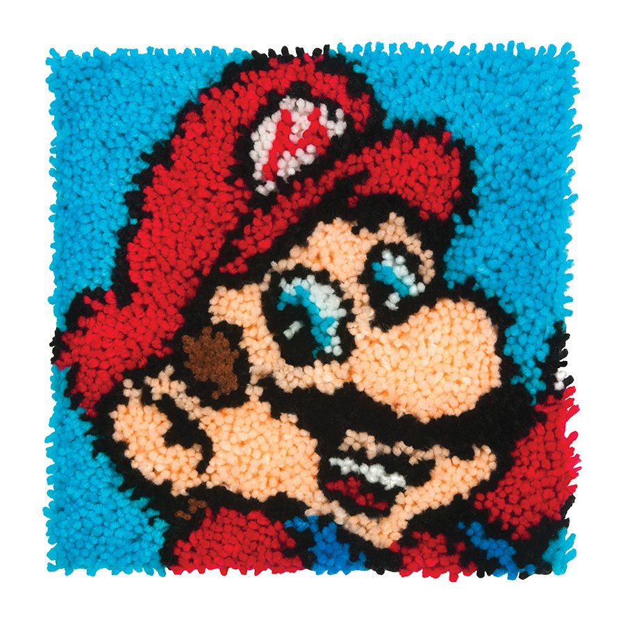 Kit Coussin Point Noué - Super Mario - Dimensions