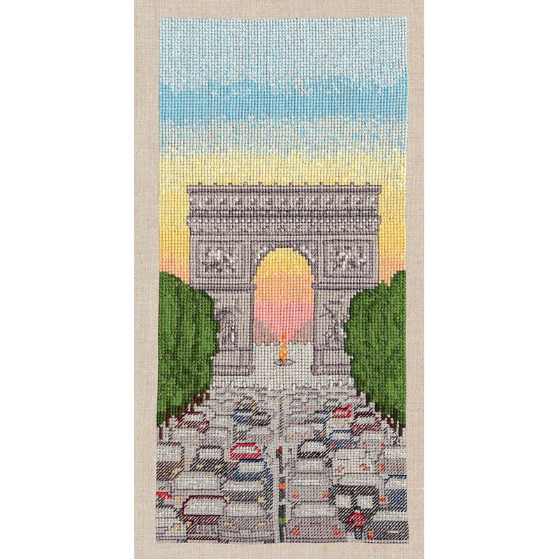 Kit point de croix compté - Arc de Triomphe - Le Bonheur des Dames