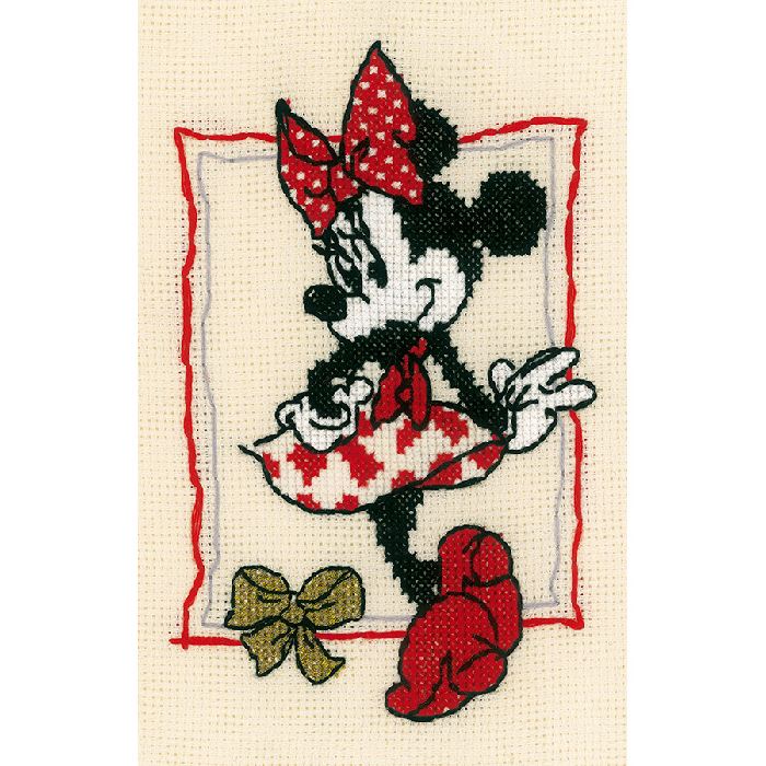 Kit Point de Croix Compté Disney - It's All About Minnie Minnie - Vervaco