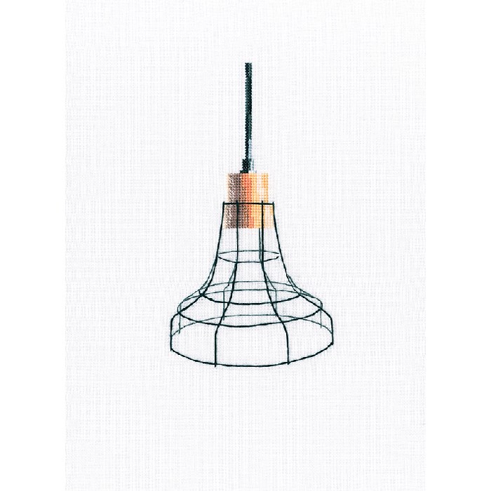 Kit Point de Croix Compté - Lampe style loft - RTO