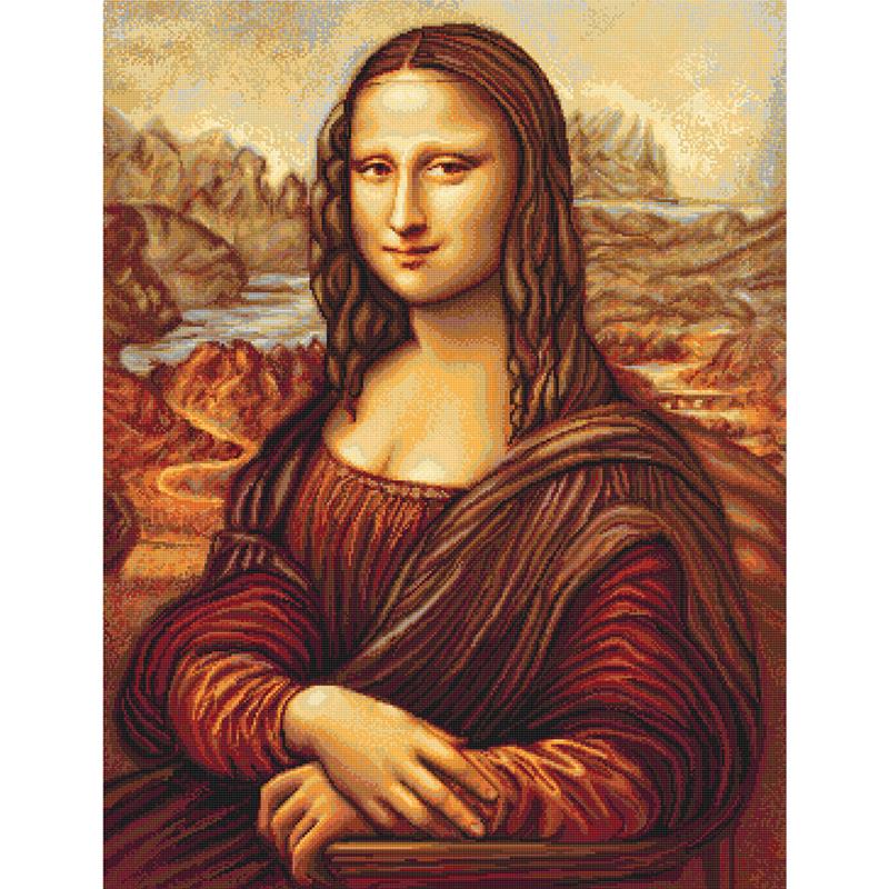 Kit point de croix compté - Mona Lisa - Luca-S