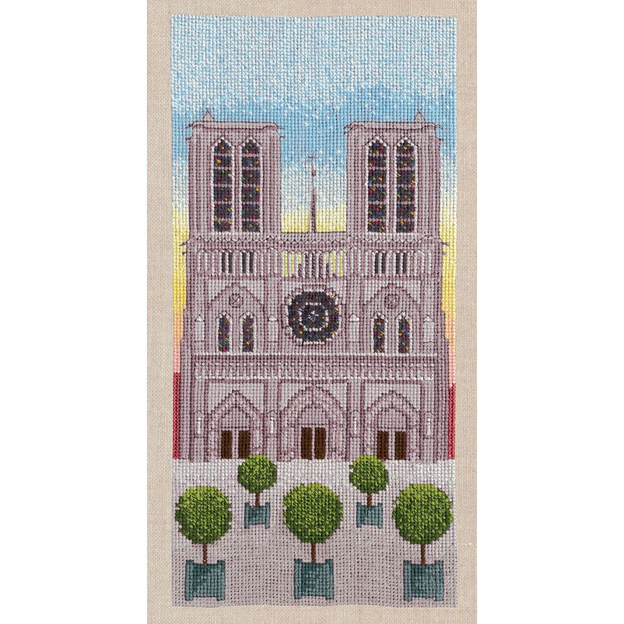 Kit point de croix compté - Notre Dame de Paris - Le Bonheur des Dames