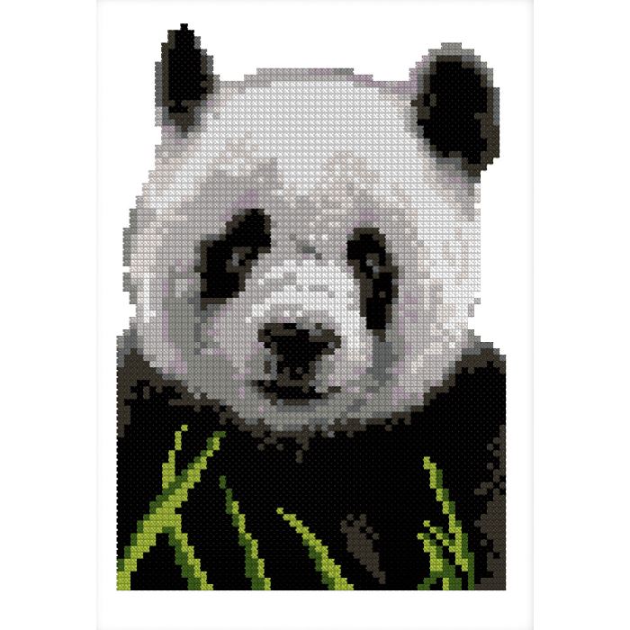 Kit point de croix compté - Panda - Luc Créations