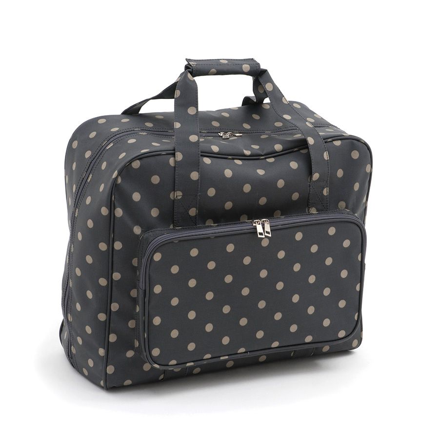 Sac à ouvrages - Pois gris - Hobby Gift