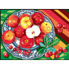 Canevas pénélope - Assiette de fruits - Collection d'art