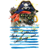 Kit broderie diamant - Chat pirate - Collection d'Art