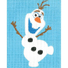 Kit complet canevas pour enfant - Olaf - Collection Disney Frozen - Vervaco