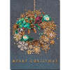 Kit de broderie avec perles - Couronne de Noël - Abris Art