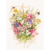 Kit point de croix - Bouquet de fleurs d'été - Lanarte