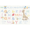 Kit point de croix compté - ABC Girafe bleue - Le Bonheur des Dames