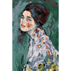 Canevas Pénélope - Portrait d'une dame d'après Klimt - Margot de Paris