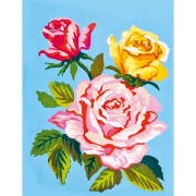 Canevas Pénélope - Roses - Collection d'Art
