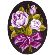 Canevas Pénélope - Roses coupées - Collection d'Art