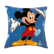 Kit Coussin Point de Croix Mickey - Collection Disney Mickey Mouse - Vervaco 
