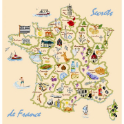 Secrets de France - Broderie Point de Croix - 4 points du monde