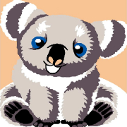Koala - Canevas Enfant - Luc Créations