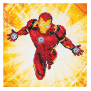 Carte Broderie Diamant - Iron Man - Crystal Art D.I.Y