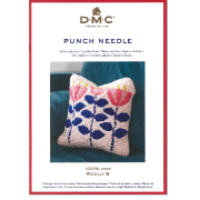 Coussin carré - Punch Needle - Idées créatives DMC