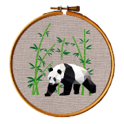 Kit Broderie Traditionnelle - Panda - Princesse