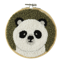 Kit à broder punch needle - Patrice le Panda - DMC Collection Gift of Stitch