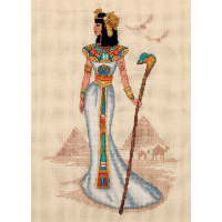 Kit point de croix compté avec perles - Femmes du Monde - Egypte - Panna