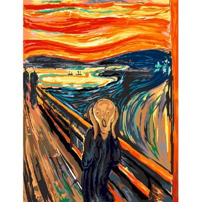 Canevas Le Cri d'après Edward Munch - SEG