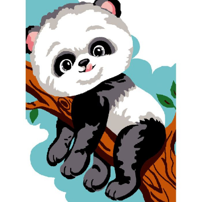 Panda Kit Canevas Enfant Luc Création