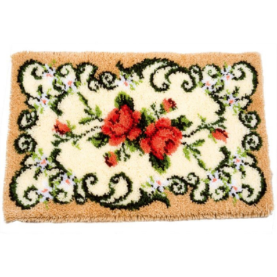 Tapis Point Noué Roses vervaco