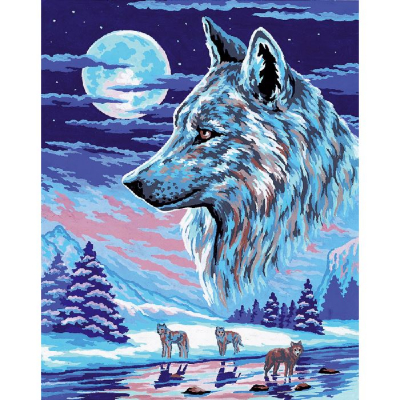 Canevas La meute de loups Collection d'art