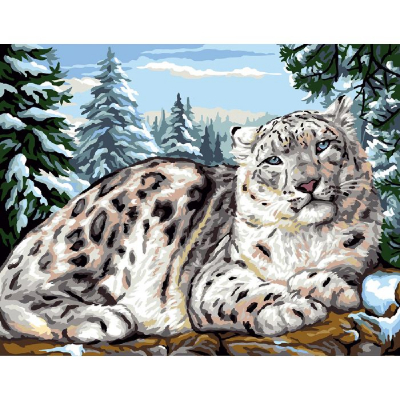 Canevas Le léopard des neiges - Royal Paris