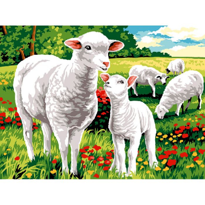 Canevas Moutons au champ - Margot de Paris