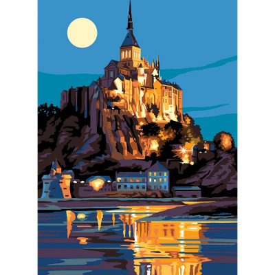 Tableau Canevas Pénélope motif Le Mont Saint Michel de la marque SEG de Paris