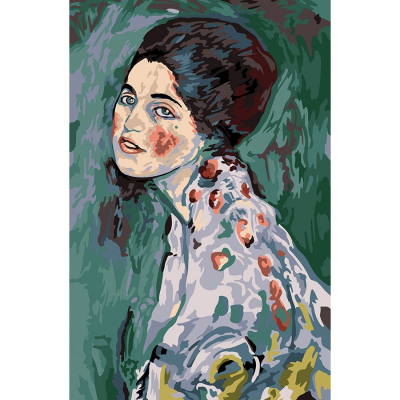 Tableau Canevas Pénélope motif Portrait d'une dame d'après Klimt de la marque Margot de Paris