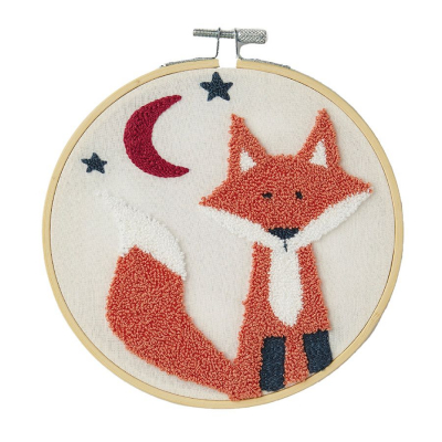 Kit à broder punch needle Fox le renard DMC Collection Gift of Stitch