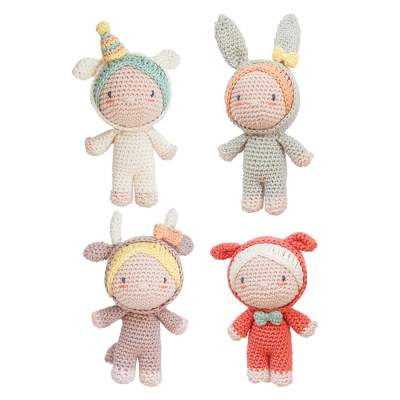 Kit à crocheter Amigurumis Petites poupées de la ferme Anchor
