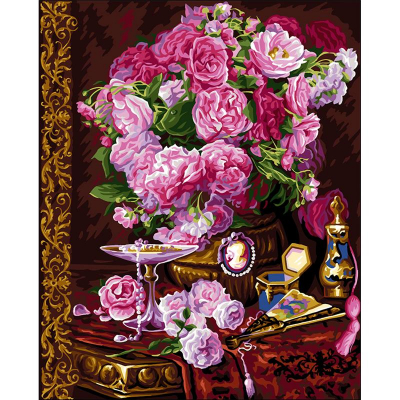 Canevas Fragrance de Luc Création, tableau bouquet de rose